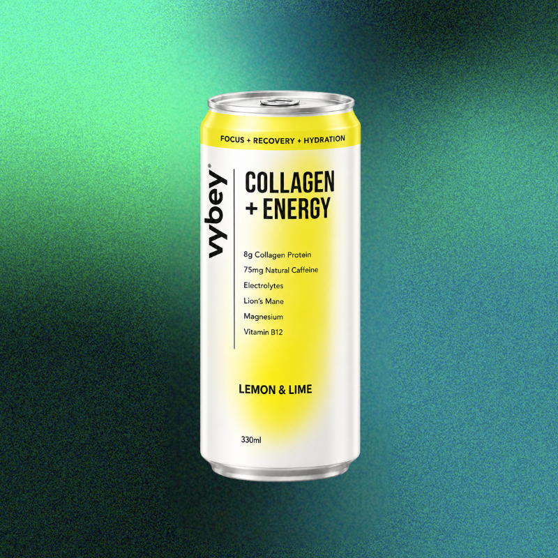 Vybey Collagen + Energy Lemon & Lime 330ml x12