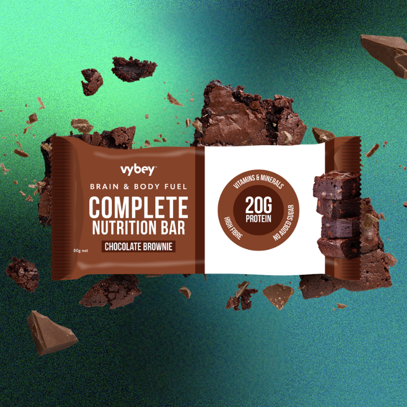 Vybey Complete Nutrition Bar- Chocolate Brownie 80g x12