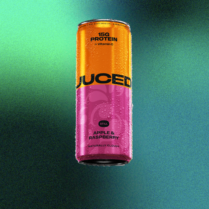 JUCED 15g Protein Raspberry & Apple 250ml x12