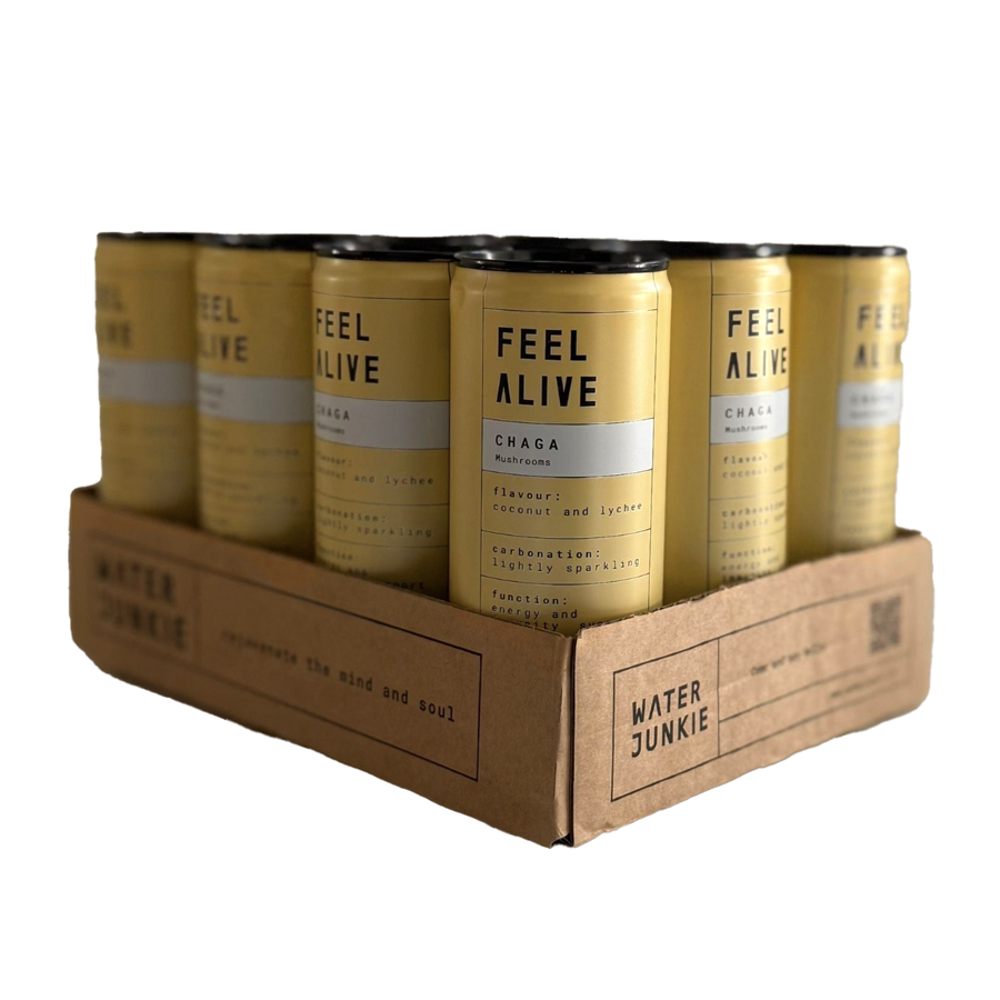 WaterJunkie Feel Alive Chaga Drink x12