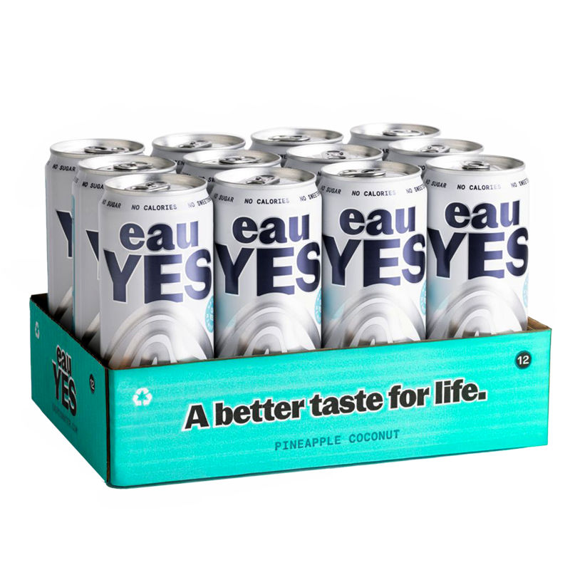 eauYES Water Pineapple Coconut 330ml x 12