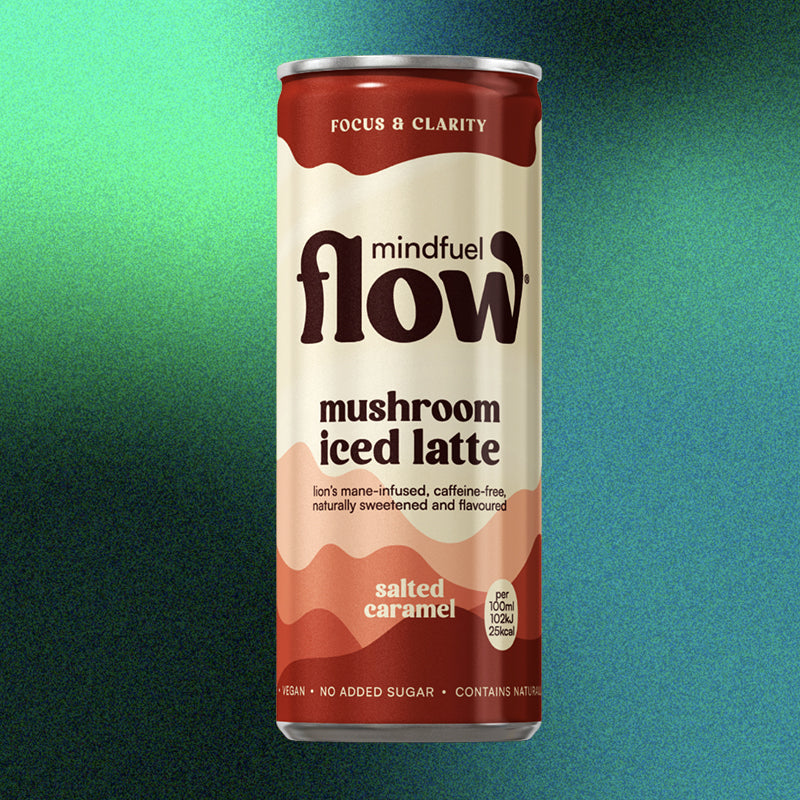 Mindful Flow Lion's Mane Oat Latte- Salted Caramel x 12
