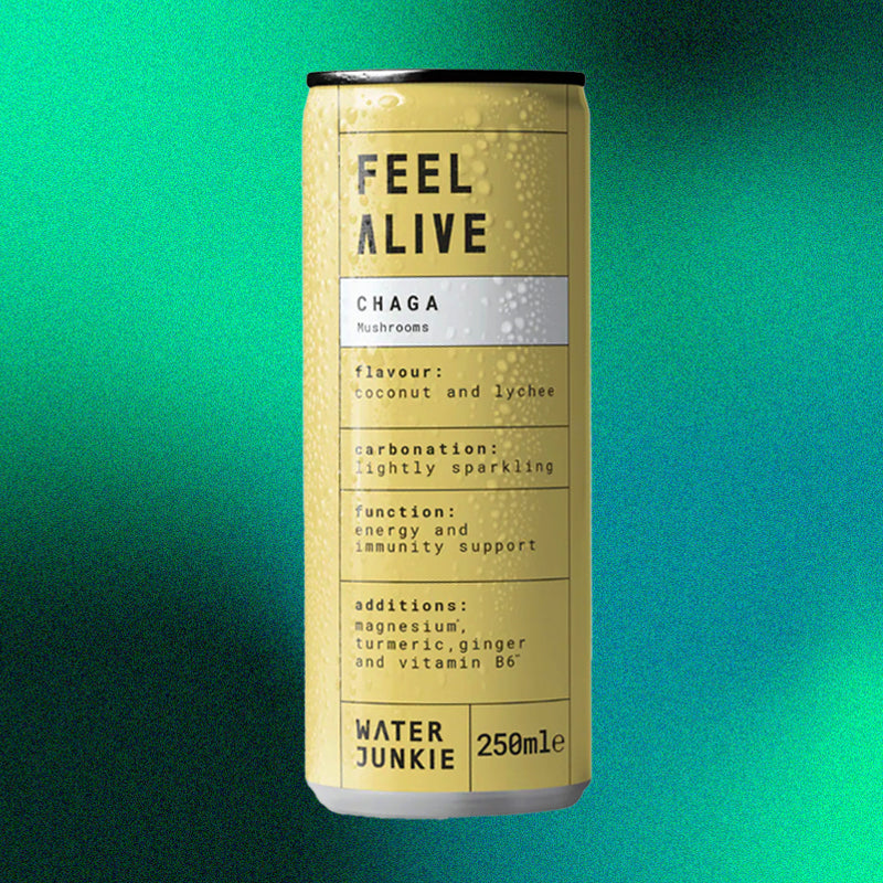 WaterJunkie Feel Alive Chaga Drink x12